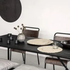 House Doctor Lot De 4 Sets De Table Rond En Algues Séchées -magasin de tapis 31392 04 02 2a137d4a54