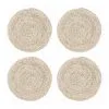 House Doctor Lot De 4 Sets De Table Rond En Algues Séchées