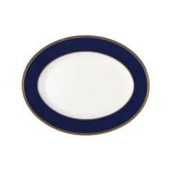 Wedgwood Plat De Service Ovale Renaissance Gold
