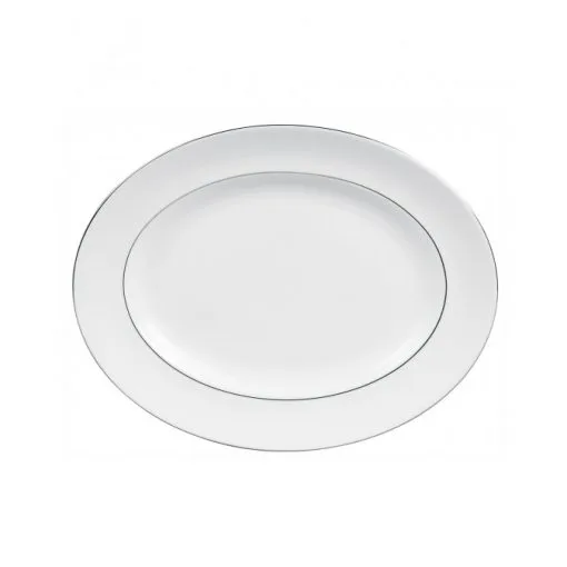 Wedgwood Plat De Service Ovale Vera Wang Blanc Sur Blanc -magasin de tapis 34875 01 01 66db62f9a1