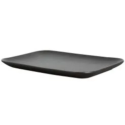 ByOn Assiette Rectangulaire Raw Black