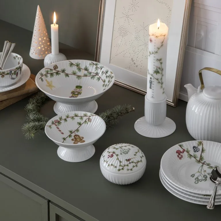 Kähler Bol De Noël Sur Pied Hammershøi Ø23cm 4 Kähler Bol De Noël Sur Pied Hammershøi Ø23cm – Image 2