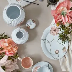 Kähler Plat Oval Hammershøi Poppy 22,5x28,5 Cm -magasin de tapis 500734 01 3 EnvironmentImage 27ebb27b75