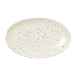 Broste Copenhagen Plat Oval Nordic Vanilla 22 Cm