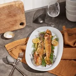 Kähler Plat De Service Oval Hammershøi 40x22,5 Cm -magasin de tapis 575643 01 41 EnvironmentImage 34abf088ce