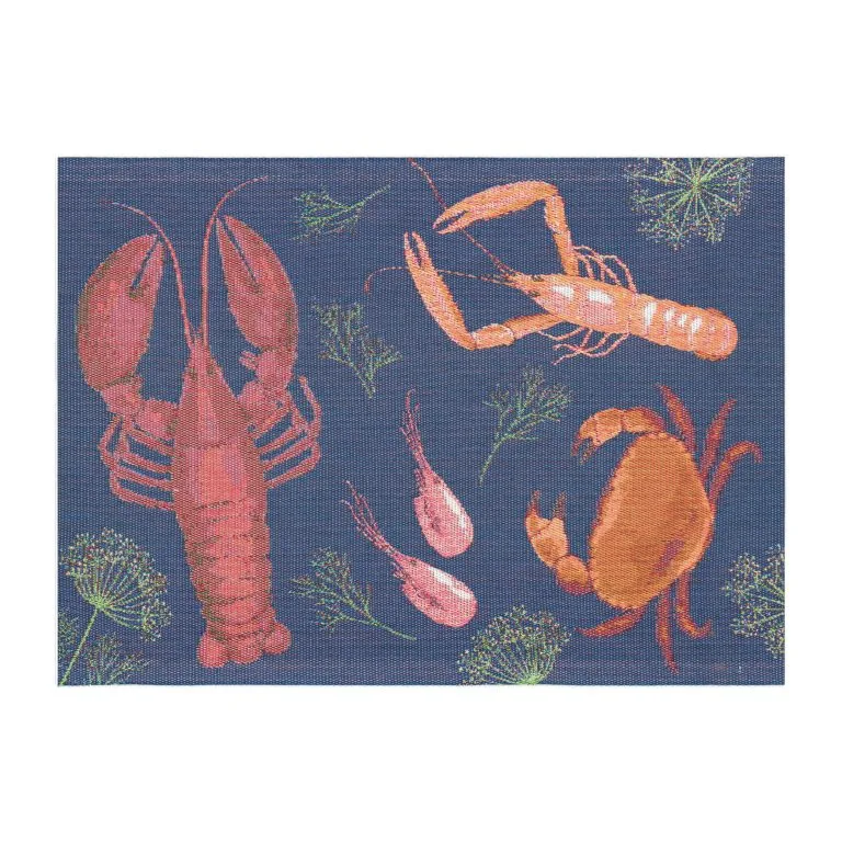 Ekelund Linneväveri Set De Table Festin De Fruits De Mer 3 Ekelund Linneväveri Set De Table Festin De Fruits De Mer